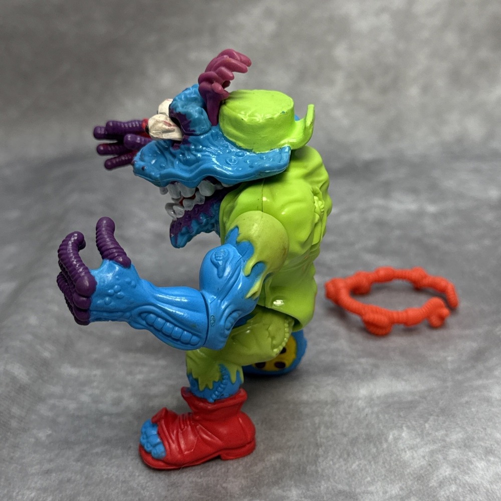 Wyrm Teenage Mutant Ninja Turtles TMNT 1991 Playmates VTG Action Figure & Belt - Picture 4 of 11